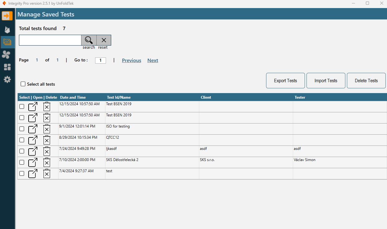 Project Management in Integrity Pro